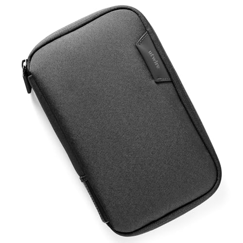 UT Wire Folio 1L Tech Gear Pouch for Personal or Individual Family, Travel, Work Cable Organizer, Electronic Tech Accessories with Label Identification, Small in Black - Image 1