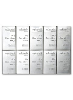 valcambi Valcambi Suisse CombiBar Silver 10 x 10 gram  - Image 3