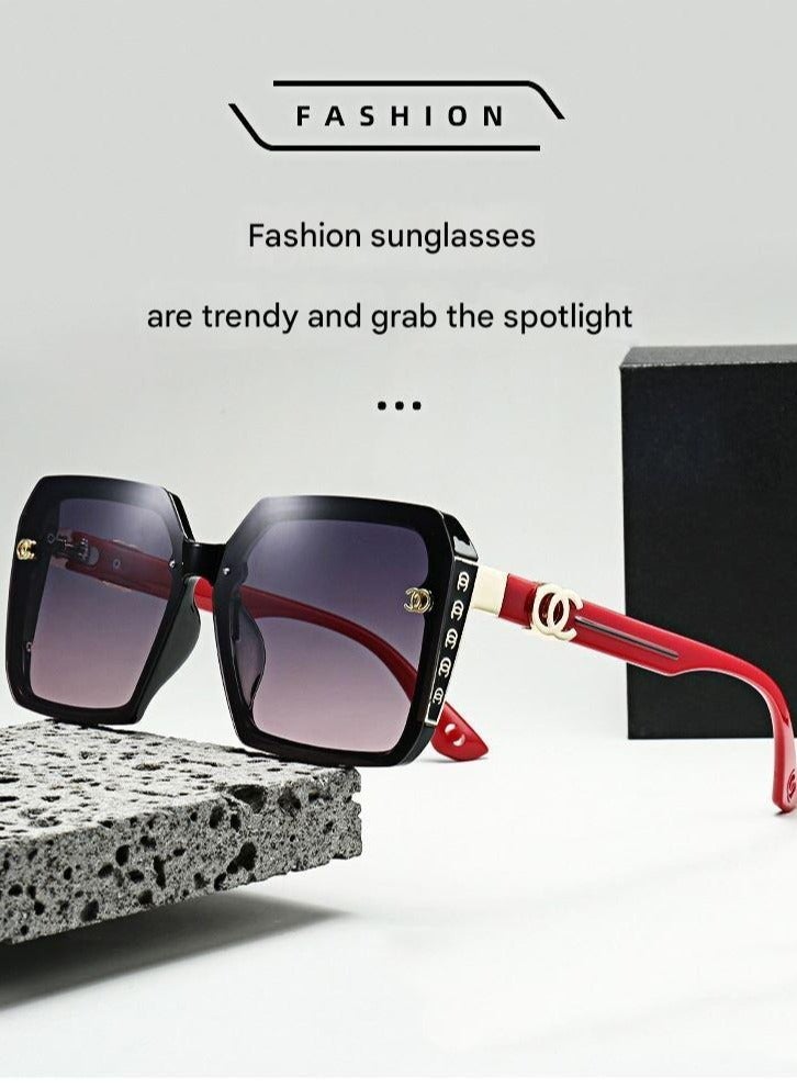 Fashion sunglasses UV protection women's polarized sunglasses - Image 2