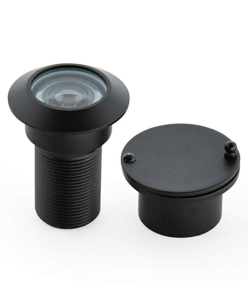Earl Diamond - Solid Brass Door Viewer Peephole, 220-Degree Security Peephole with Heavy Duty Rotating Privacy Cover for 1-21/32" to 2-1/8" Doors for Home Office Hotel - Modern Black Finish - Image 5