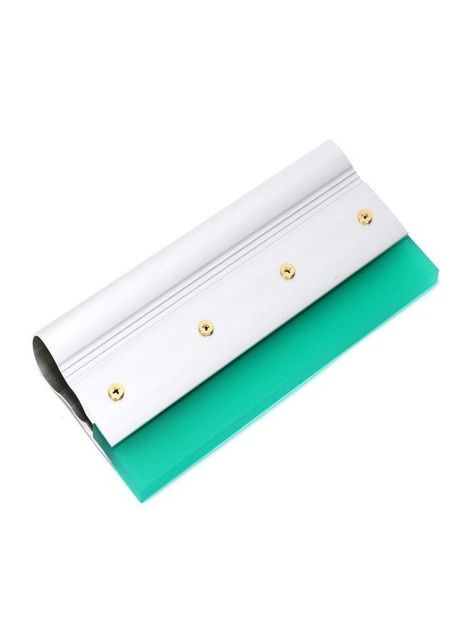 Ruimou 10 Inch Screen Printing Ink Squeegee with Aluminum Handle, 75 Durometer, Flat Squeegee for DIY Hand Printing, Flat Patterns - Image 1
