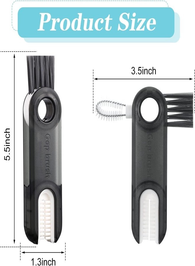 AVMPHD 3 in 1 Multifunctional Cleaning Brush, Cup Lid Cleaning Brush Set, Bottle Cleaning Brushes, Water Bottle Cleaner Brush, Multi-Functional Cleaning Brush - Image 5