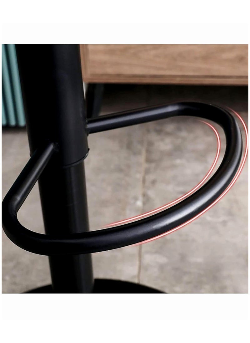 Living - SET OF 2 Modern Adjustable Counter Height Barstools - Image 1