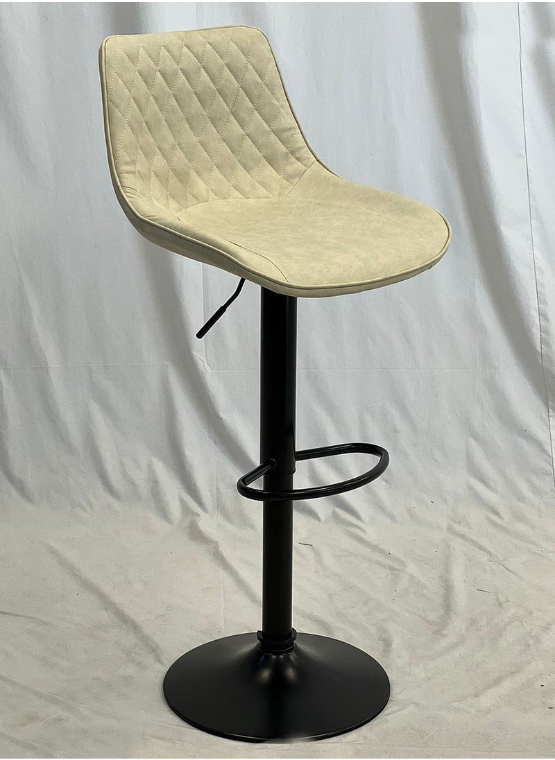 Living - SET OF 2 Modern Adjustable Counter Height Barstools - Image 1