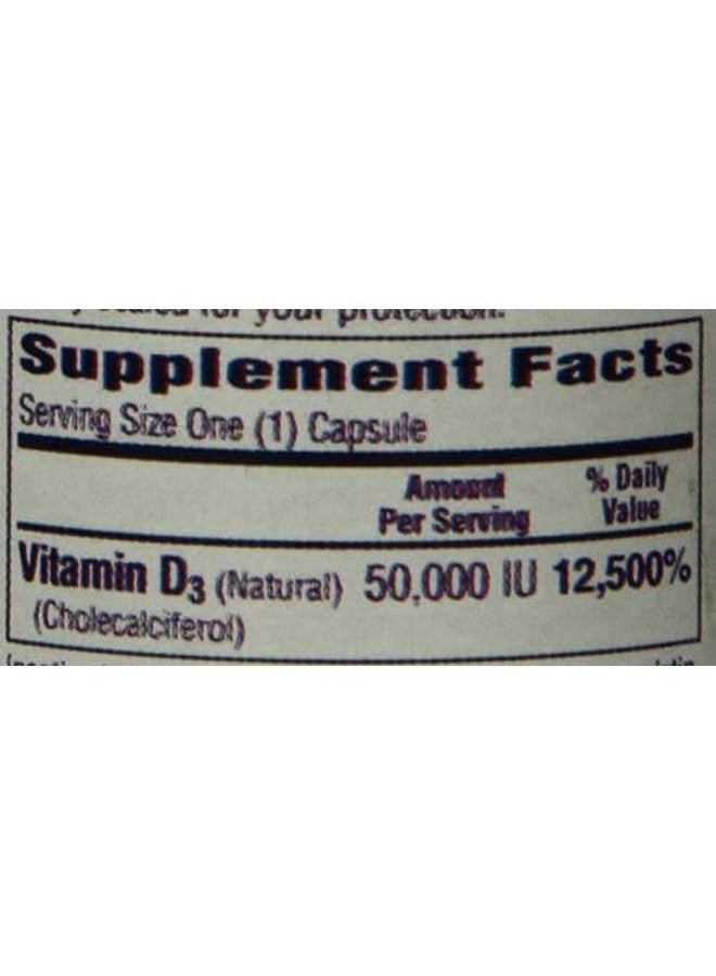 Bio-Tech Pharmacal D3-50 50,000 IU, 100 Capsules Ð All-Natural Supplement Ð Supports Bone, Heart Neuromuscular, & Immune Health Ð No Dairy, Fish, Gluten, Peanut, Shellfish, & Soy - Image 5