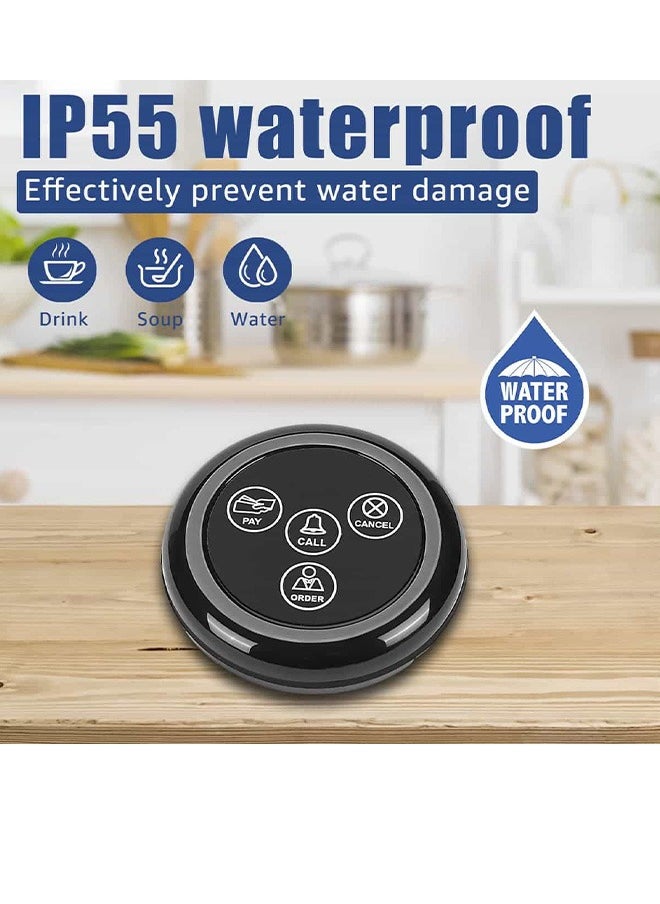 Retekess - Wireless call button  Silicone IP55 Waterproof to call the employee in restaurants and cafes and request payment - Image 1