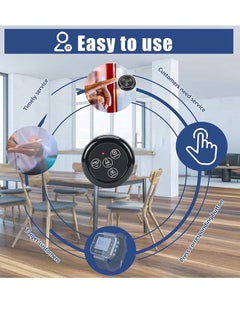 Retekess Wireless call button  Silicone IP55 Waterproof to call the employee in restaurants and cafes and request payment  - Image 4