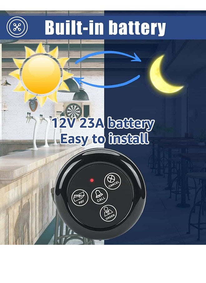 Retekess - Wireless call button  Silicone IP55 Waterproof to call the employee in restaurants and cafes and request payment - Image 1