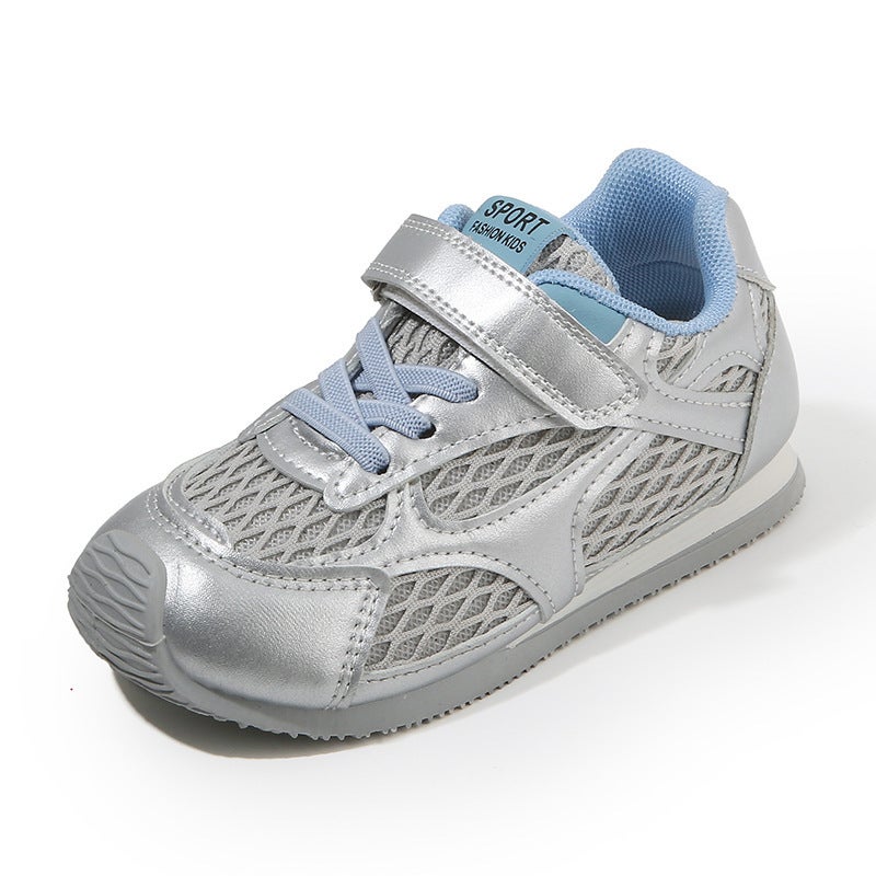 Mesh Sneakers Lightweight Flexible Sole Walking Shoes For Kids Indoor And Outdoor Activities - Image 1