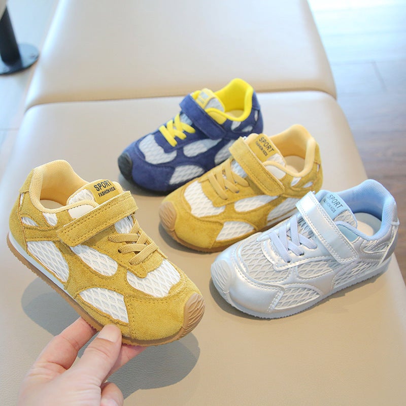 Mesh Sneakers Lightweight Flexible Sole Walking Shoes For Kids Indoor And Outdoor Activities - Image 3