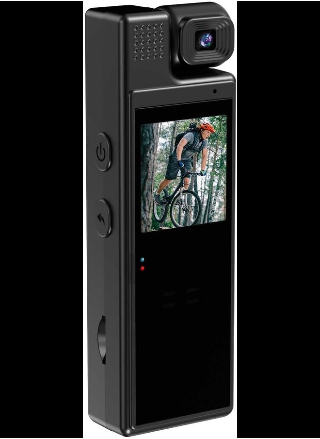 Generic Mini Body Camera with 1080P HD Recording Night Vision, 1.3 in Screen Recorder，Motion Detection, Infrared Night Vision, Loop Recording, Automatic Save  - Image 1