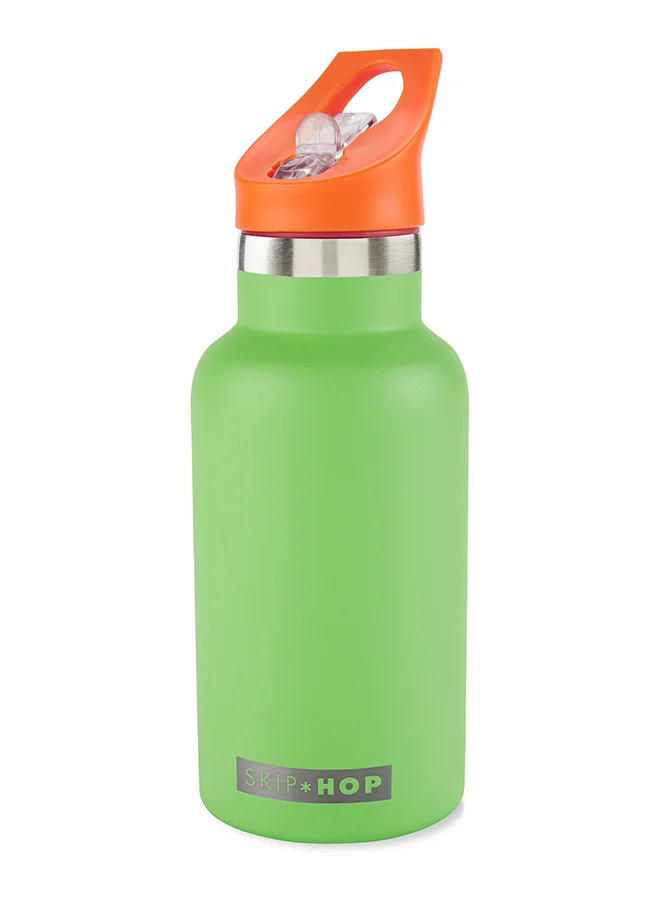 سكيب هوب Spark Style Stainless Steel Canteen Bottle - Green - Kids Insulated Water Bottle