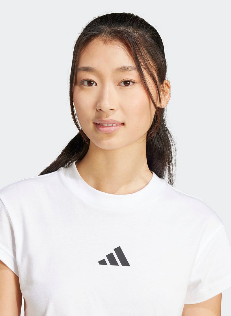 Adidas Future Icons Small Logo Baby T-Shirt - Image 3