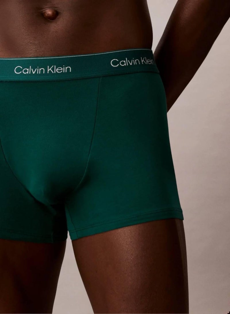 كالفن كلاين طقم سراويل داخلية Icon Cotton Stretch من 3 قطع - Image 5