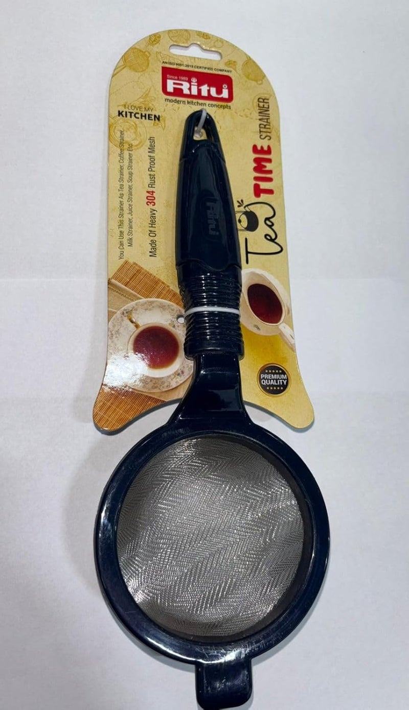 Ritu J-369 Tea Time Strainer/Chai Chhalni/Coffee Strainer/Juice and Oil Filter-Big Regular - Image 1