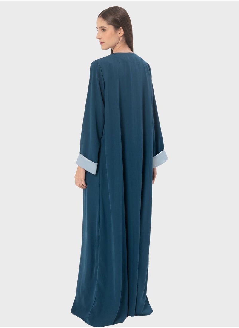 ديميور - Color Block Abaya - Image 1