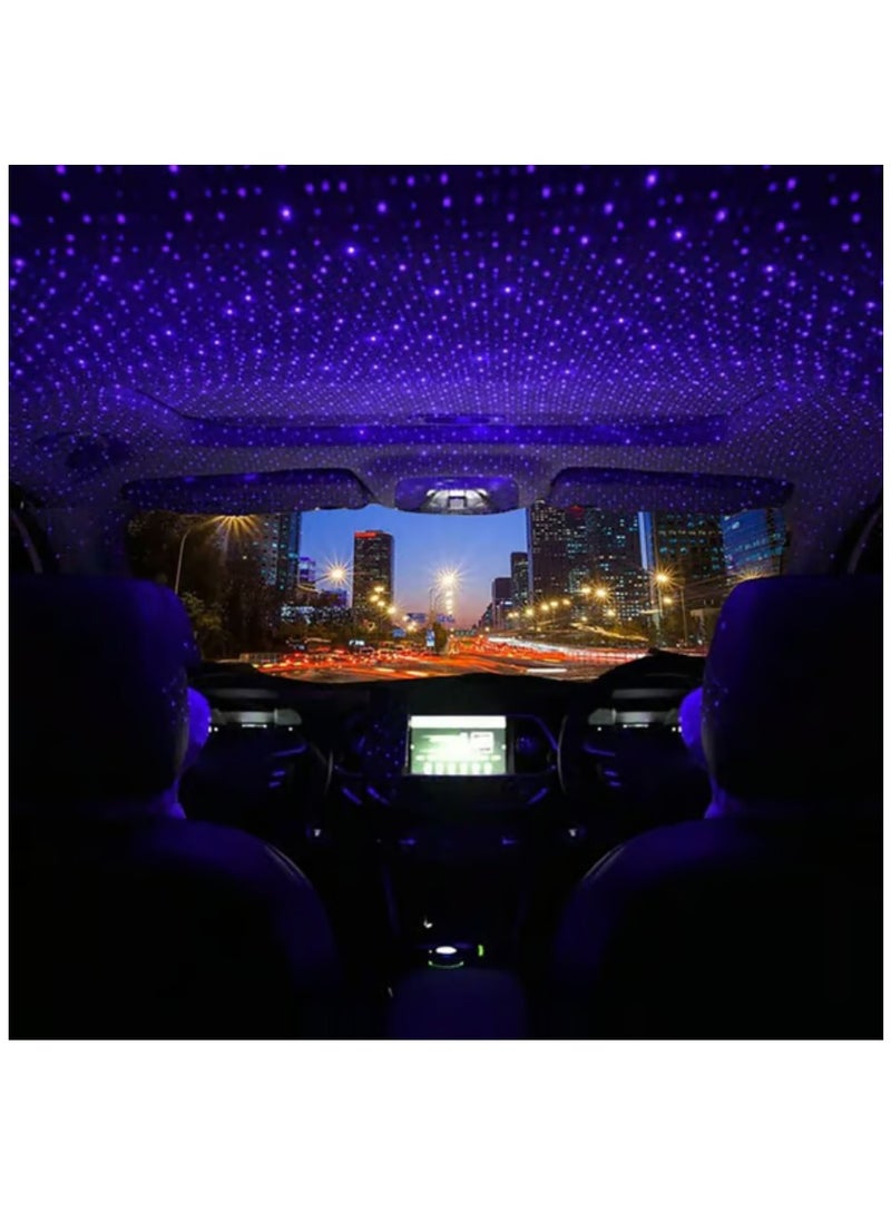 DIGI CORE USB Star Projector Night Light Car Roof Lights Portable Adjustable Romantic Interior Light Decorations For Car Ceiling And Bedroom Blue  - Image 2