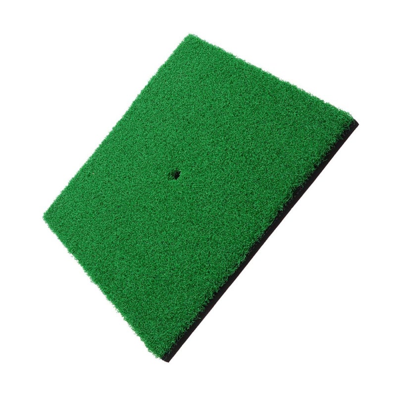 Toyvian Golf Practice Mat Hitting Pad 30x30cm Simulation Nylon Turf Green For Swing Training - Image 2