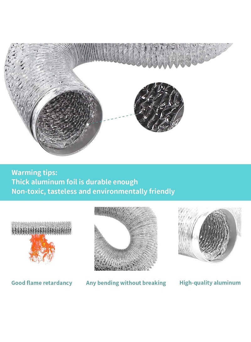 ABBASALI Flexible Duct Non-Insulated 4" - Image 4