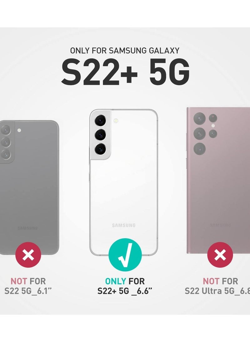 جراب سلسلة Unicorn Beetle Pro لهاتف Samsung Galaxy S22 Plus 5G (إصدار 2022) ، جراب متين بطبقة مزدوجة ومشبك ومسند بدون واقي شاشة مدمج (Guldan)