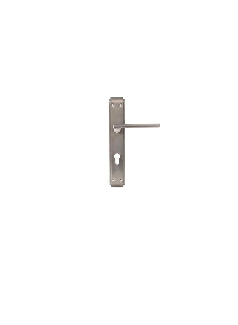 ROBUSTLINE ROBUSTLINE Door Lockset (Handle and Lockbody) | 85MM Centre to Centre | Shining Grey Color - Image 2
