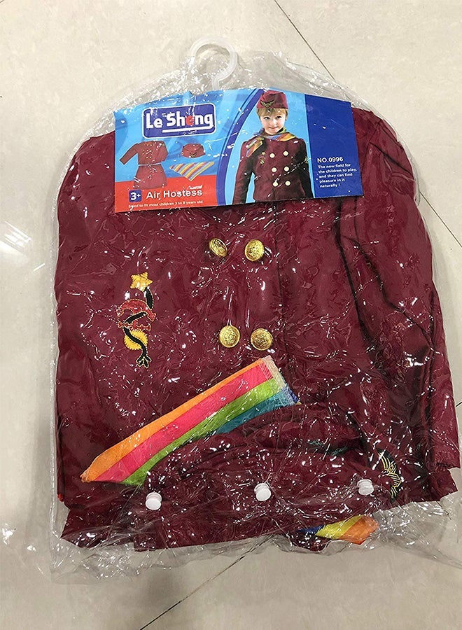 NIBEMINENT Air Hostess Dress Costume Set - Image 3