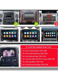 RAYMOS Android Screen For Ford Mustang Explorer Edge Fusion 2005 2006 2007 2008 2009 With Gps Support Carplay Android Auto  - Image 2