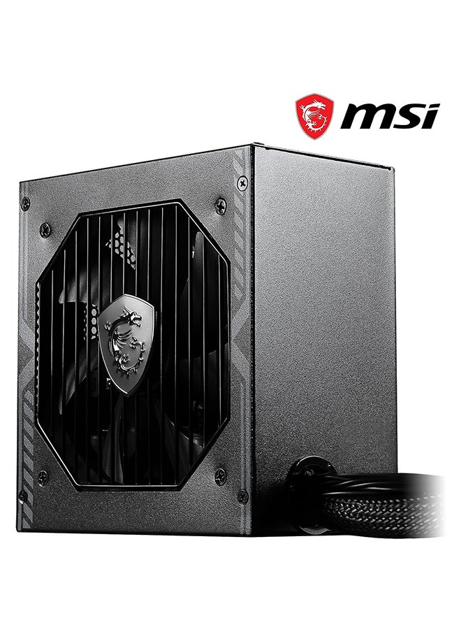 MSI MAG A650BN 650W 80Plus Bronze ATX Power Supply, DC-DC Circuit Design, 120 mm Fan Size, Active PFC, 100-240Vac, ATX Compatibility| 306-7ZP2B18-CE0 Black  - Image 4