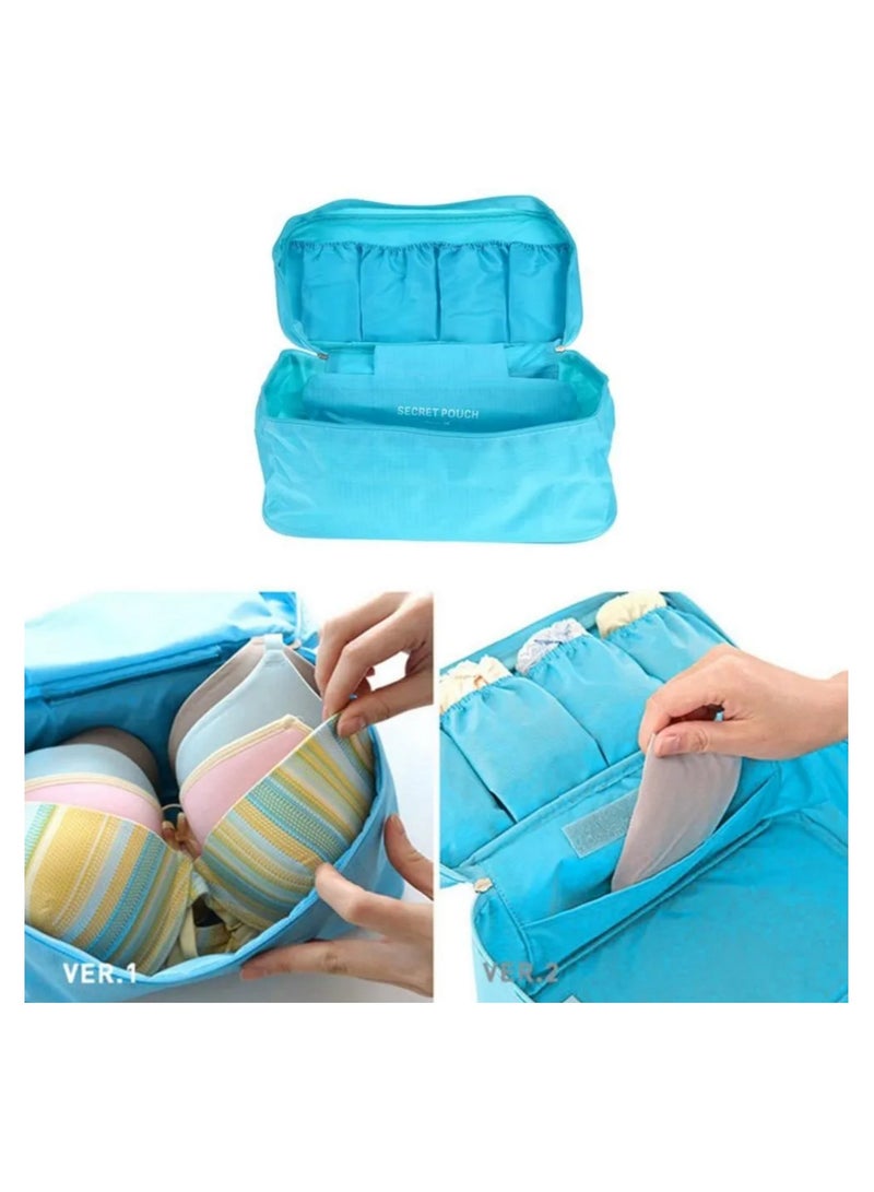 Bra Underwear Storage Bag Waterproof Travel Portable Makeup Organizer Handbag Cosmetic Container (assorted Color)  - Image 5
