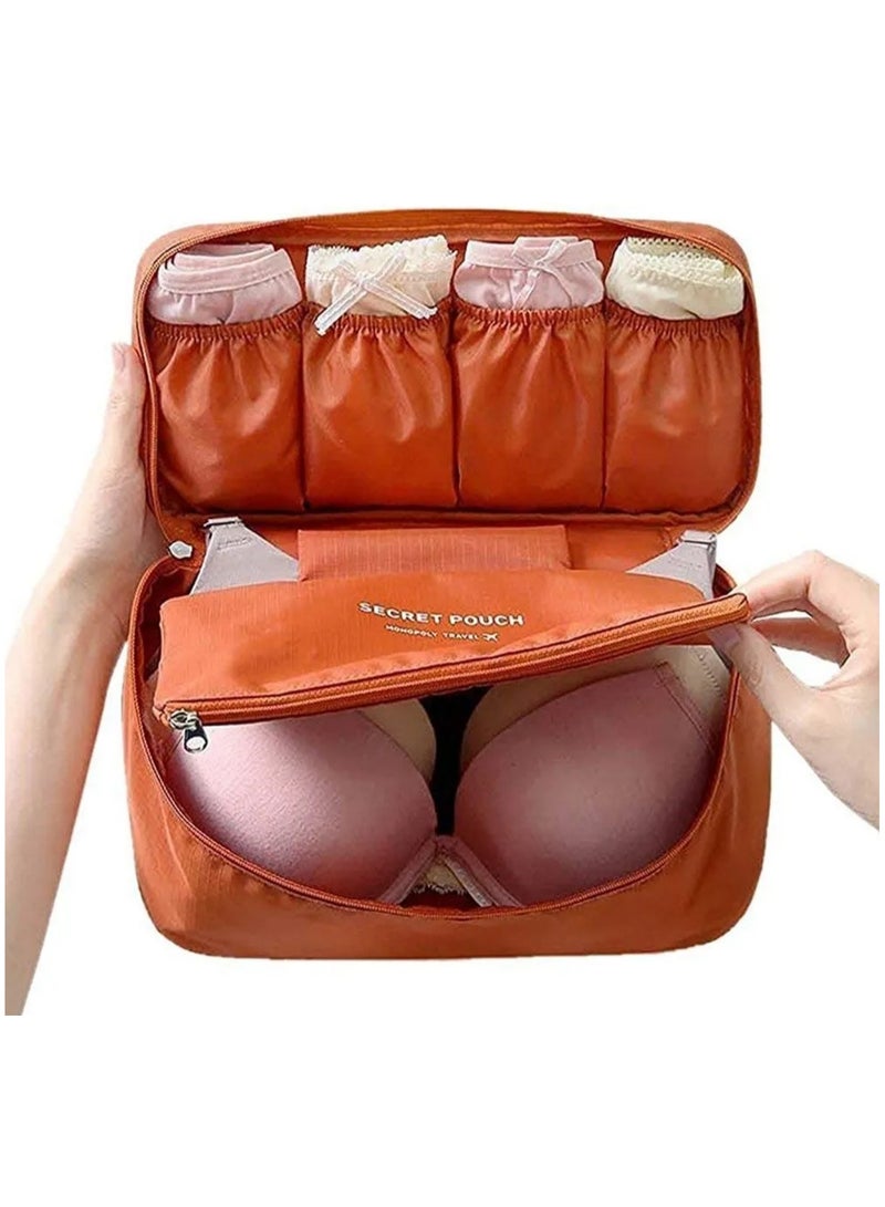 Bra Underwear Storage Bag Waterproof Travel Portable Makeup Organizer Handbag Cosmetic Container (assorted Color)  - Image 4