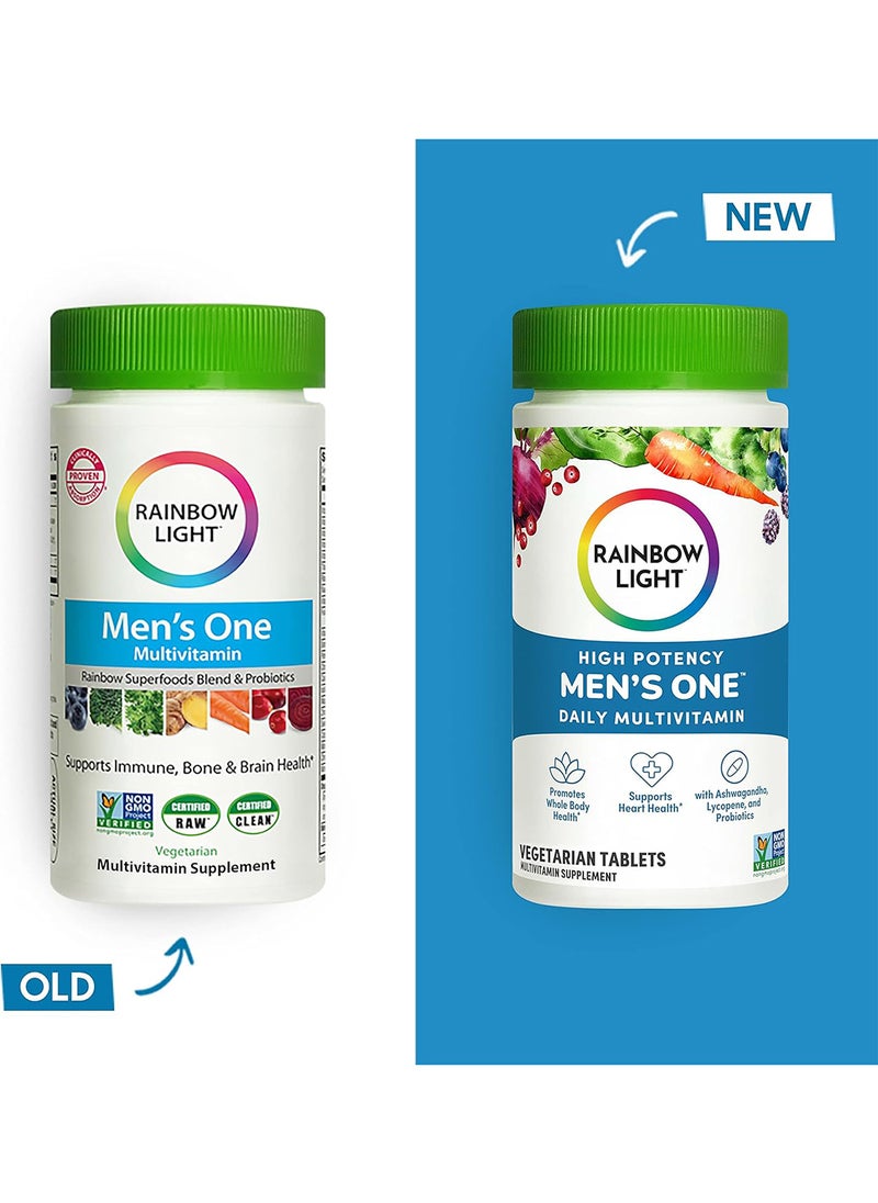 Rainbow Light - Men’S One Multivitamin High Potency With Vitamin C D And Zinc For Immune Support - Image 1