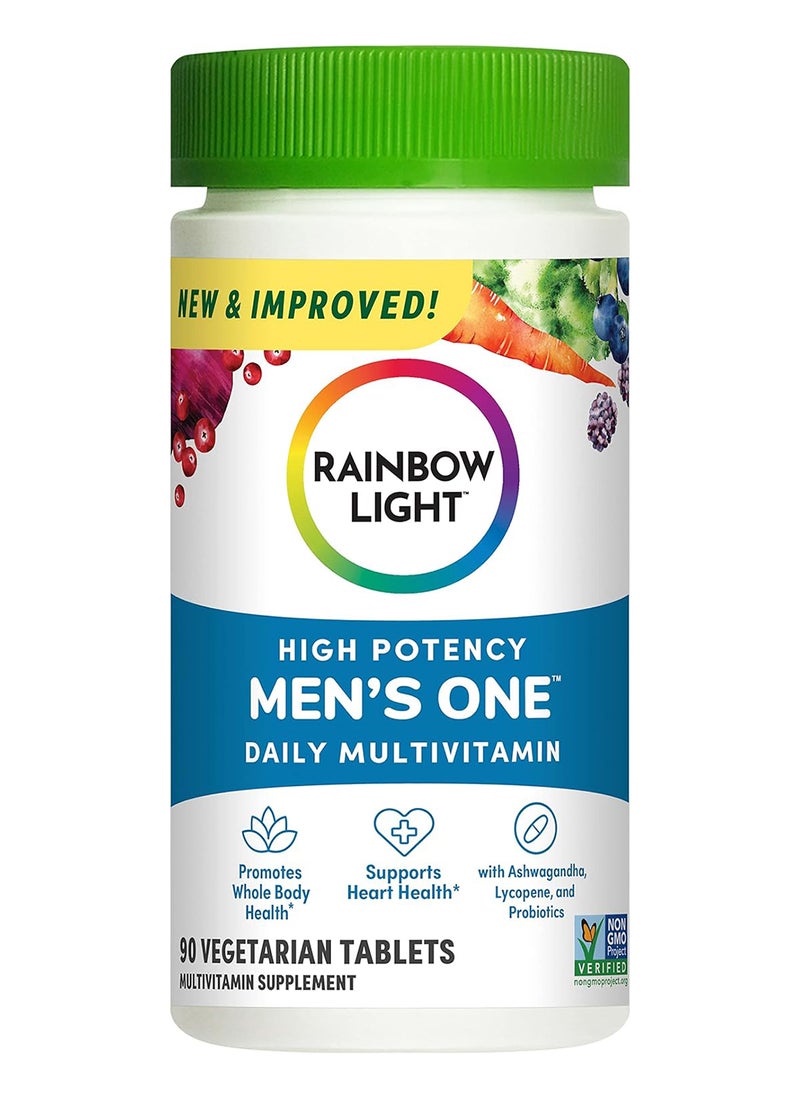 Rainbow Light - Men’S One Multivitamin High Potency With Vitamin C D And Zinc For Immune Support - Image 1