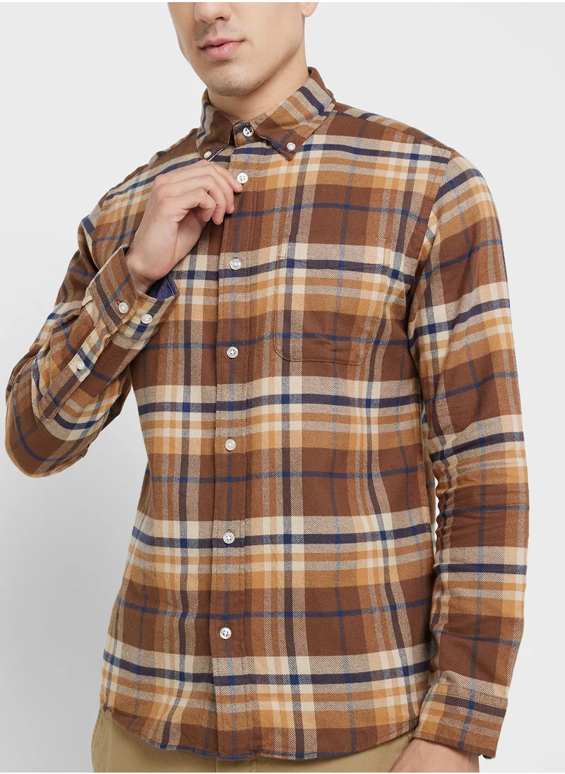 جاك اند جونز Checked Regular Fit Shirt