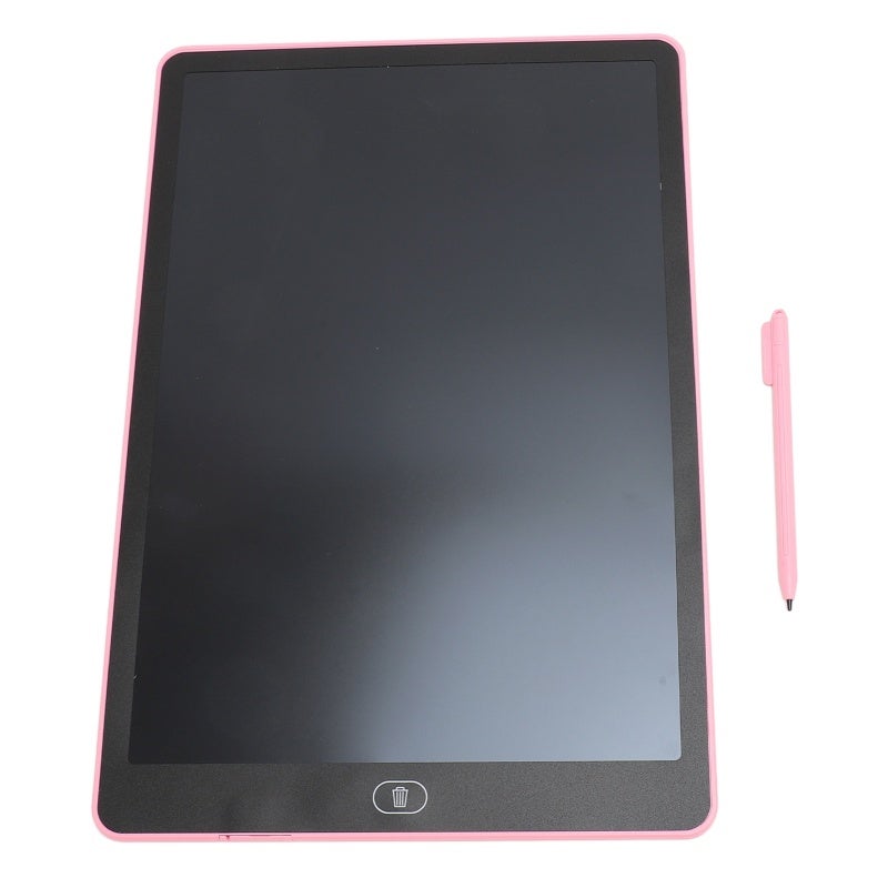 LCD Writing Tablet 16 Inch Large Screen Pink - High Sensitivity Eye Care Electronic Drawing Writing Pad for Children - Image 4