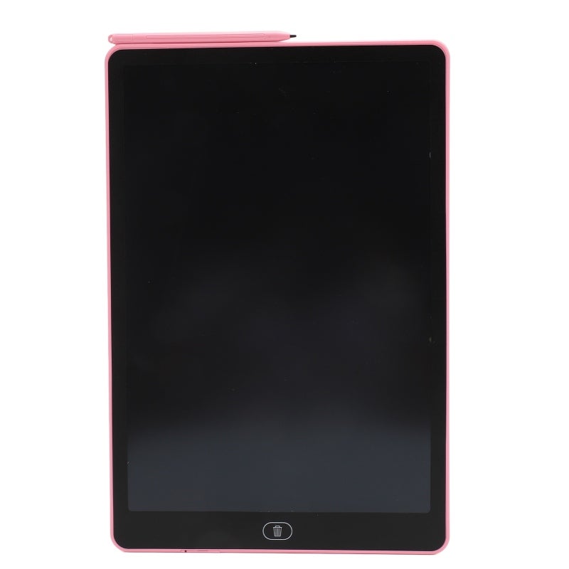 LCD Writing Tablet 16 Inch Large Screen Pink - High Sensitivity Eye Care Electronic Drawing Writing Pad for Children - Image 1