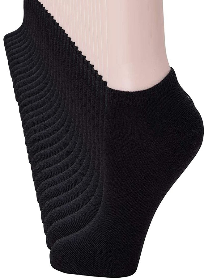 UoUoUosocks 14 Pairs Low Cut Ankle Socks for Men/Women Thin Athletic Sock pack sock(black - Image 1
