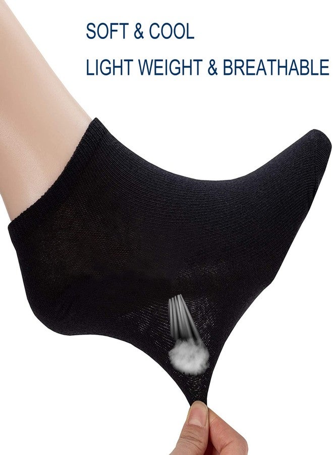 UoUoUosocks 14 Pairs Low Cut Ankle Socks for Men/Women Thin Athletic Sock pack sock(black - Image 4