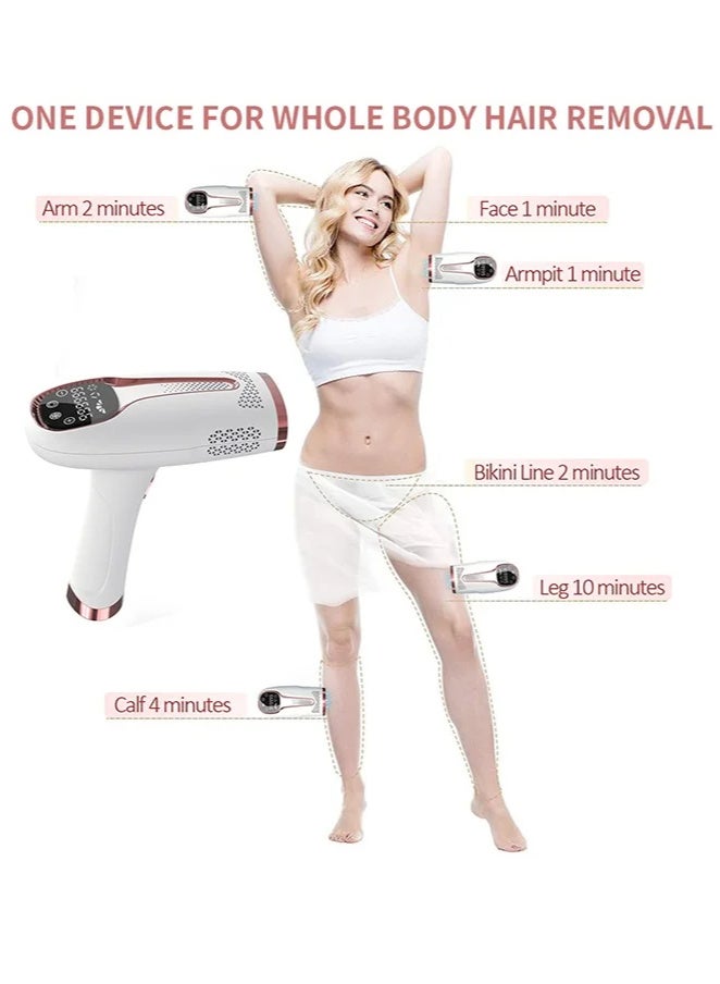 IPL Hair Removal for Women and Men Permanent Hair Removal,Painless Laser Hair Removal Device,0.5s/flash,5 Energy Levels,for all skin colors - Image 4