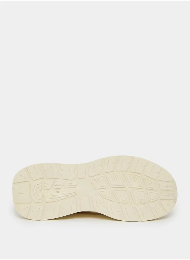 Styli Chunky Sole Abstract Print Lace Up Sneakers