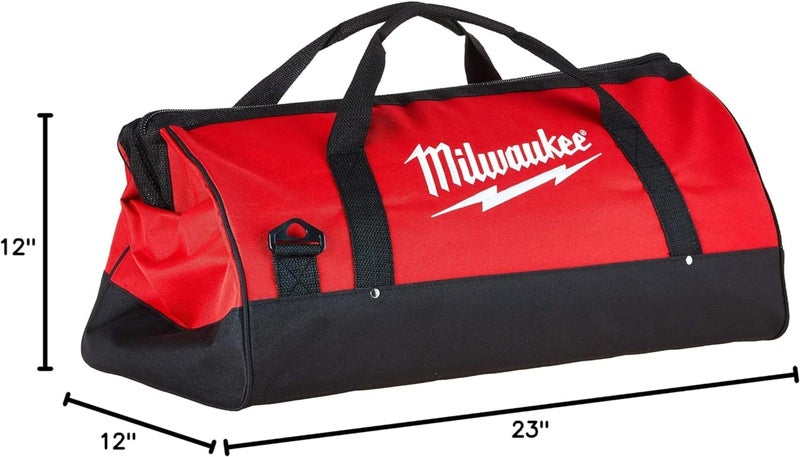 Milwaukee 902033036 23x12x12 Canvas Tool Bag W/Strap - Image 3