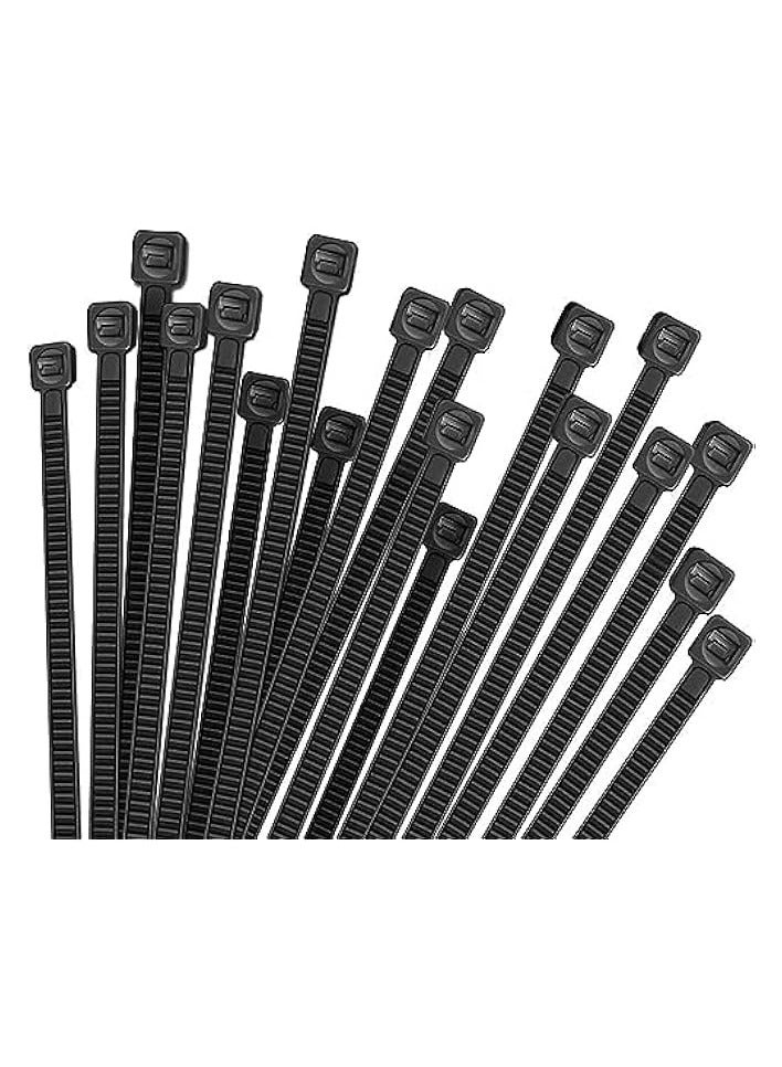 Green Tiger Durable 300mm nylon cable ties for secure and organized cable management. - Image 1