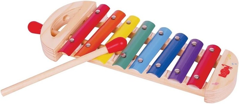 Lelin Metal Key Xylophone with Wooden Beaters