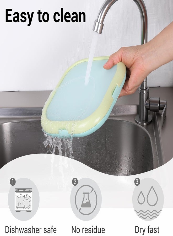 Winb Lunch Saver & Avocado Saver & Onion Storage, 8 inch Reusable Fruit, Veggie and Food Savers - Ideal for Avocados, Tomatoes, Sandwich, Garlic, Onions, and More (Blue color) - Image 5