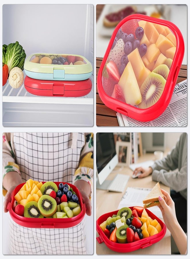 Winb Lunch Saver & Avocado Saver & Onion Storage, 8 inch Reusable Fruit, Veggie and Food Savers - Ideal for Avocados, Tomatoes, Sandwich, Garlic, Onions, and More (Blue color) - Image 4