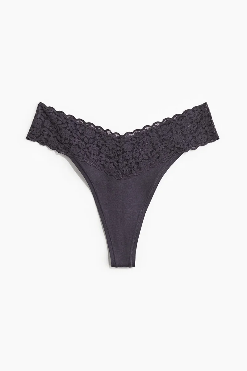 H&M 10-pack lace thong briefs