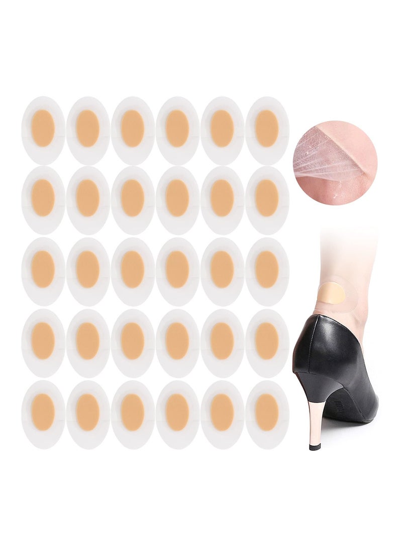KASTWAVE Blister Plasters Bandages 30 PCS Oval Hydrocolloid Plasters Waterproof Gel Pads Adhesive Bandages for Protecting Foot Toe from Rubbing Shoes  - Image 1