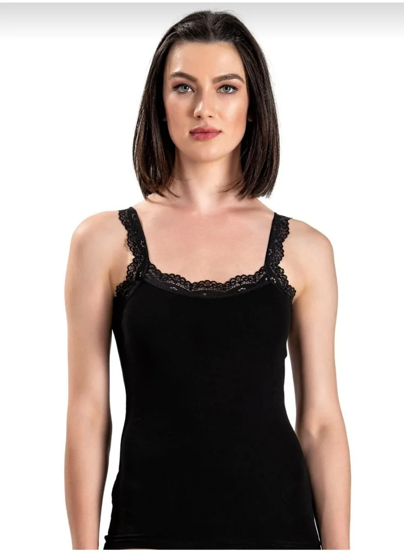 Jiber 505 Women's Strap Laced Lycra Undershirt 6 Pieces