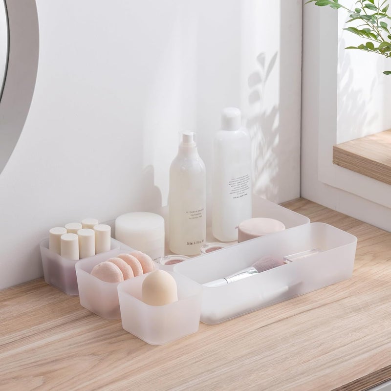 ZOLYPY Drawer Organizer Tray Storage Box for Bedroom Dresser Bathroom Kitchen 5 Pcs Set - Image 4