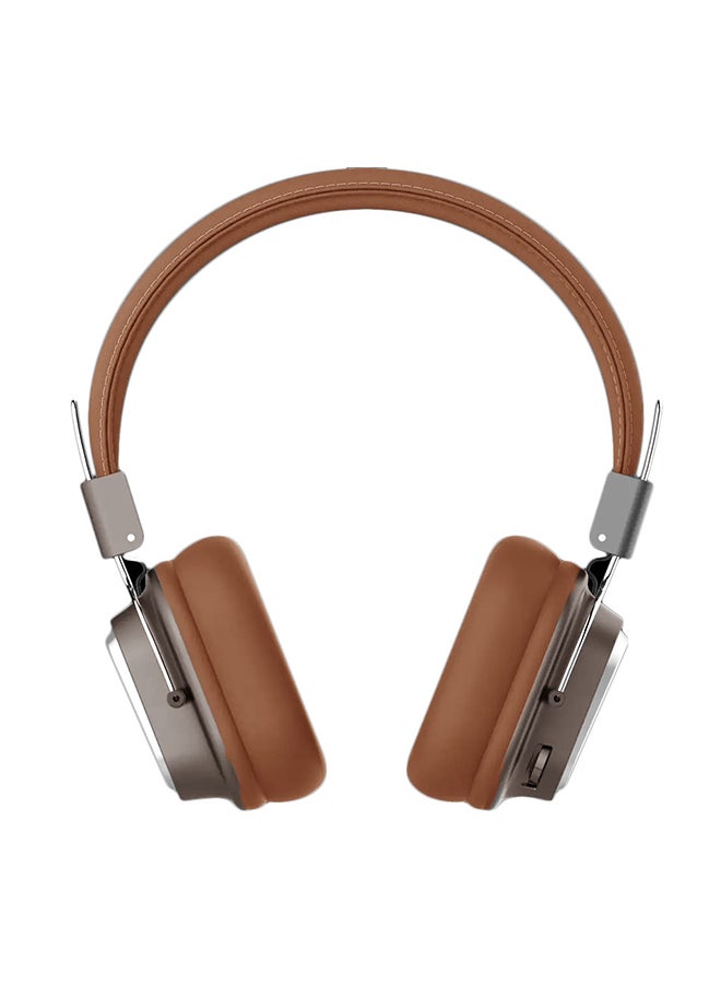 SODO SD-1003 Wireless Bluetooth Over-Ear Headphones Brown/Silver - Image 2