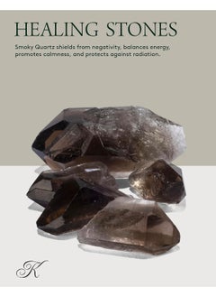 Kalifano KALIFANO Museum Grade Smoky Quartz Points Bundle (250+ Carats) - Bulk High Energy Raw Lemurian Reiki Cuarzo Crystal Used for Clarity and Purpose - Information Card Included (Family Owned & Operated)  - Image 2